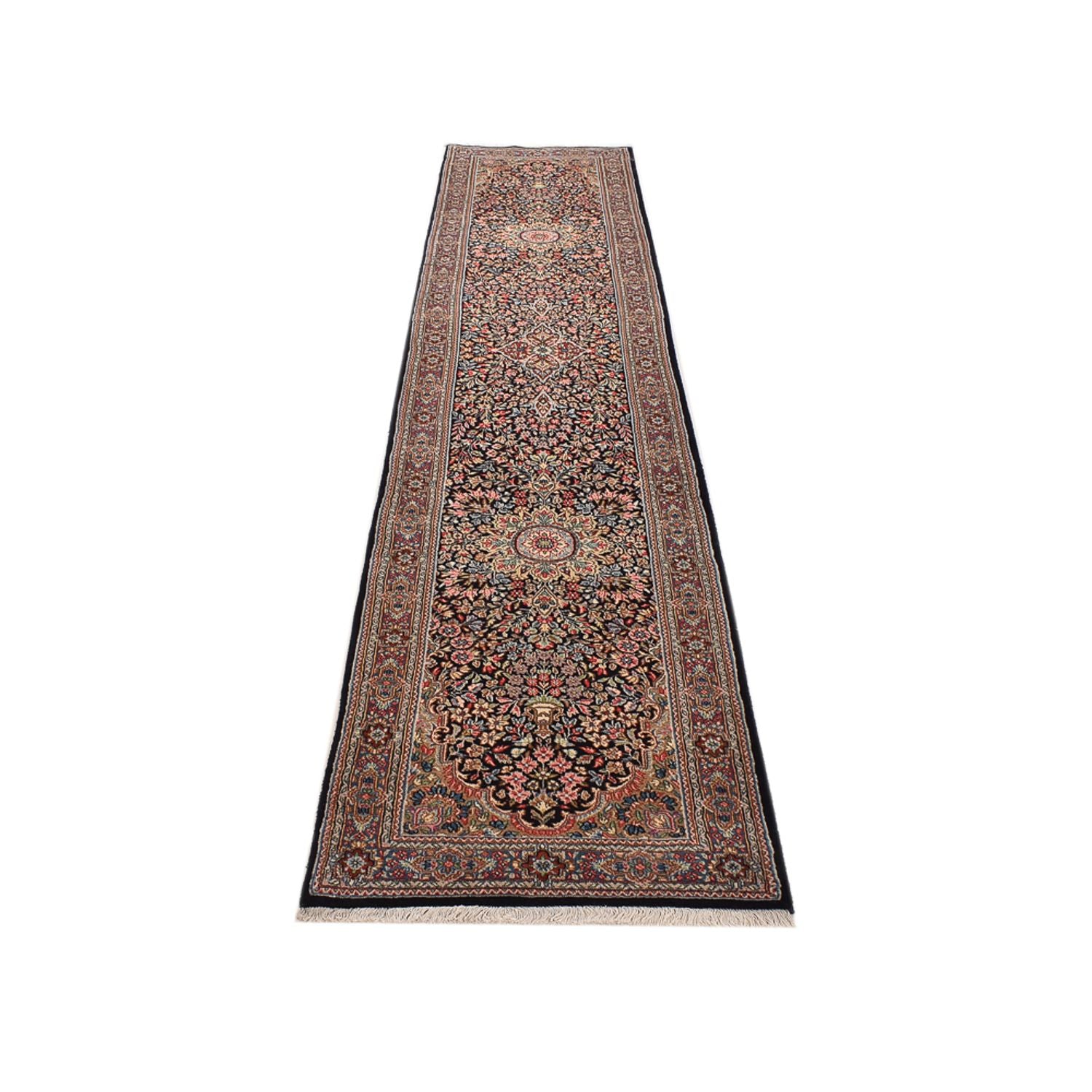 Alfombra de pasillo Alfombra persa - Real - 383 x 78 cm - beige oscuro