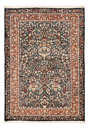 Alfombra persa - Clásica - 259 x 178 cm - azul oscuro