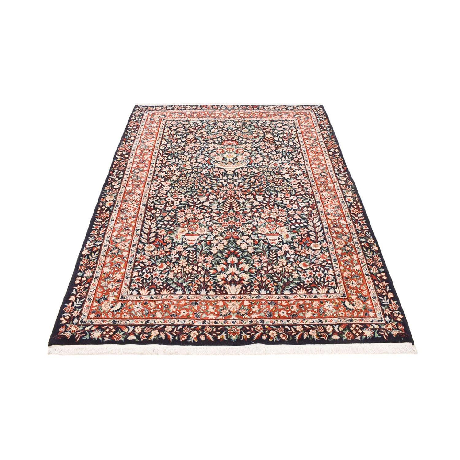 Alfombra persa - Clásica - 259 x 178 cm - azul oscuro