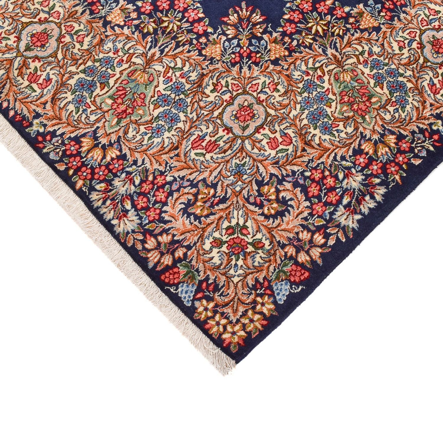 Alfombra persa - Real - 243 x 150 cm - azul