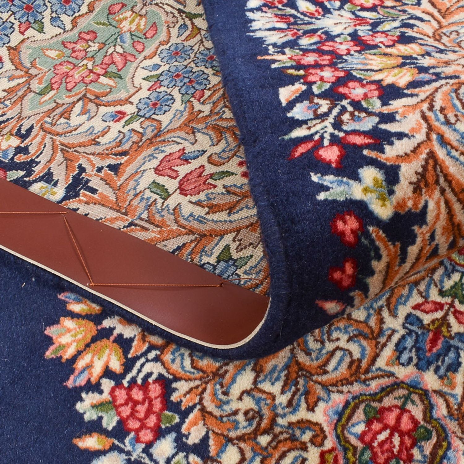Alfombra persa - Real - 243 x 150 cm - azul