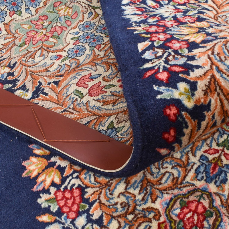 Alfombra persa - Real - 243 x 150 cm - azul
