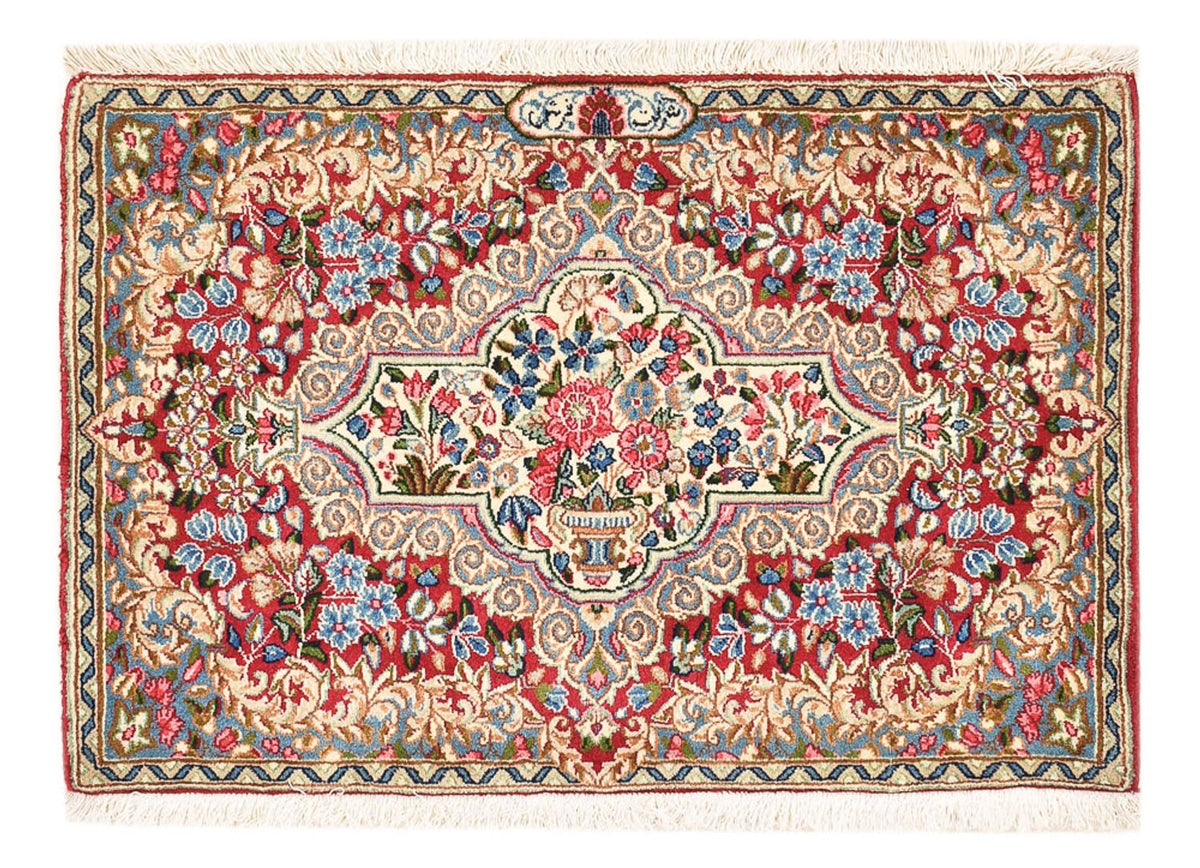 Alfombra persa - Real - 85 x 56 cm - multicolor