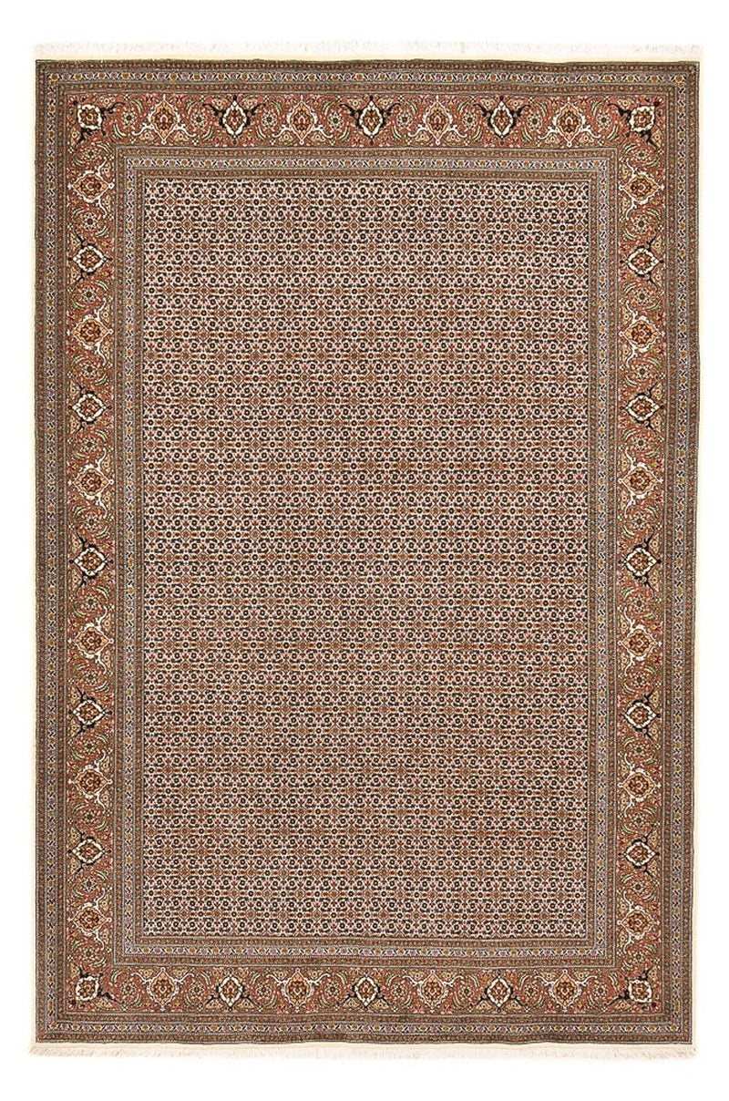 Alfombra Persa - Tabriz - Real - 284 x 184 cm - beige oscuro
