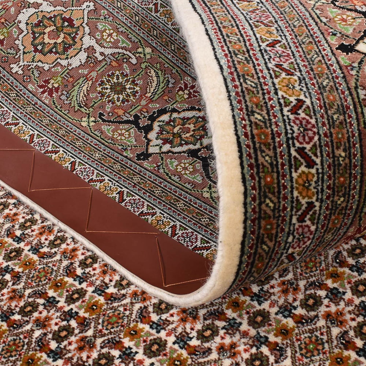 Alfombra Persa - Tabriz - Real - 284 x 184 cm - beige oscuro