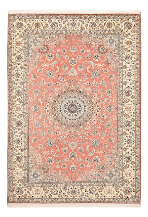 Alfombra Persa - Nain - Real - 293 x 202 cm - rojo claro