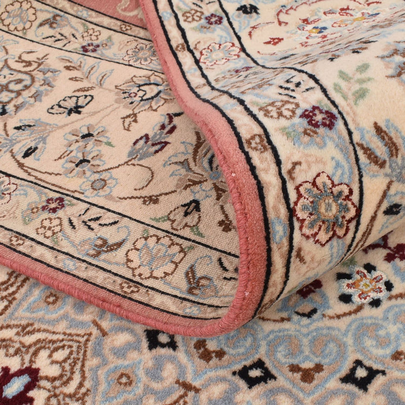 Alfombra Persa - Nain - Real - 293 x 202 cm - rojo claro