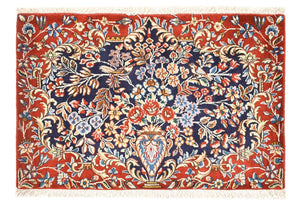 Alfombra persa - Real - 90 x 60 cm - multicolor
