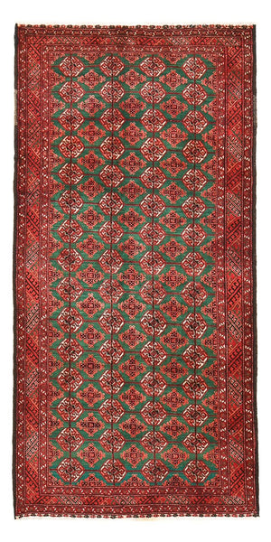 Alfombra de pasillo Alfombra Belutsch - 292 x 142 cm - rojo