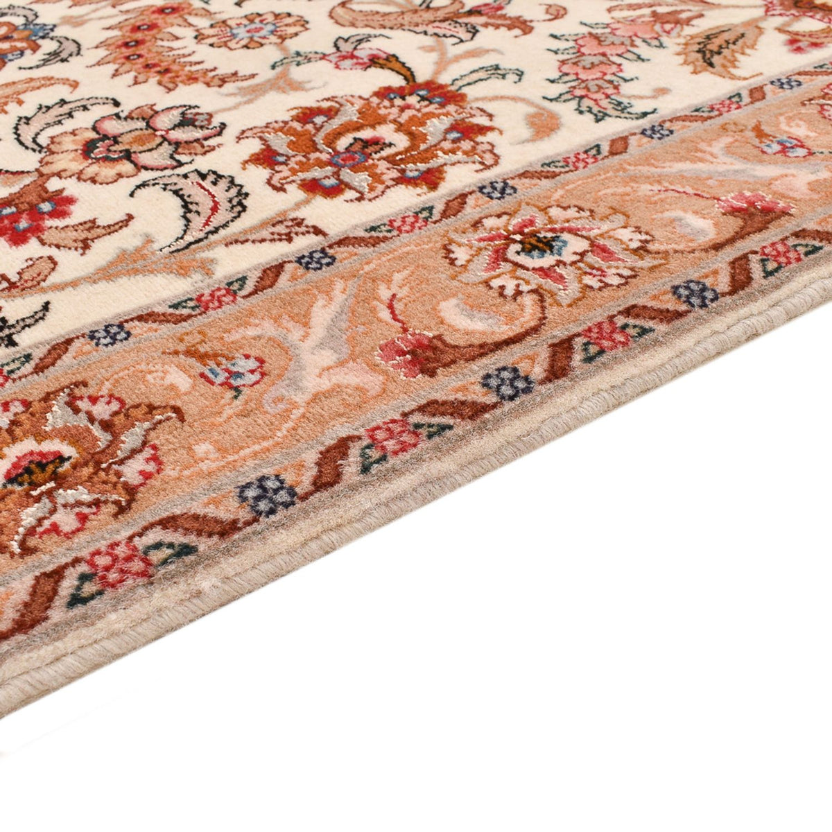 Alfombra de pasillo Alfombra Persa - Tabriz - Prima - 314 x 79 cm - beige