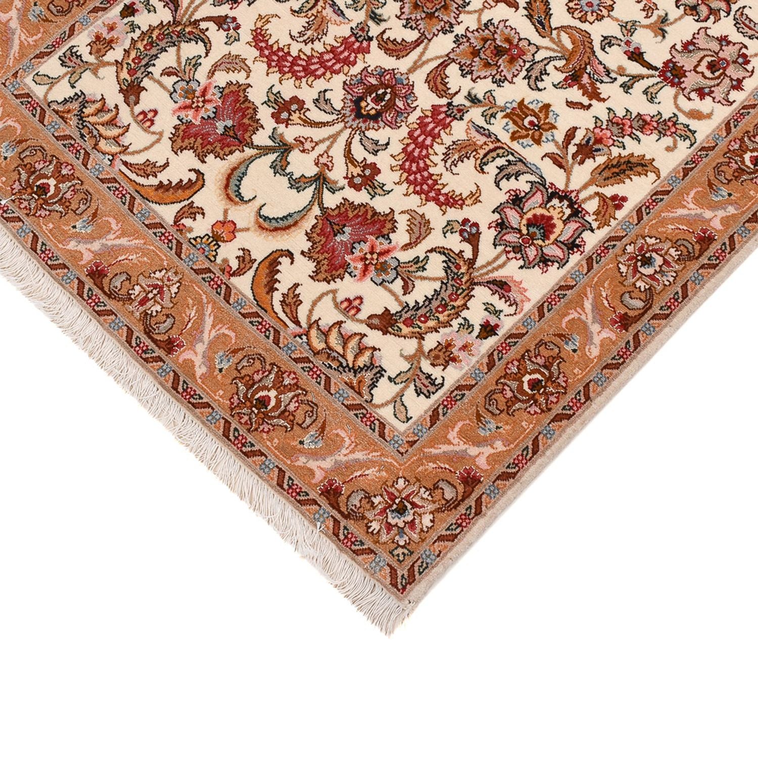 Alfombra de pasillo Alfombra Persa - Tabriz - Prima - 317 x 72 cm - beige