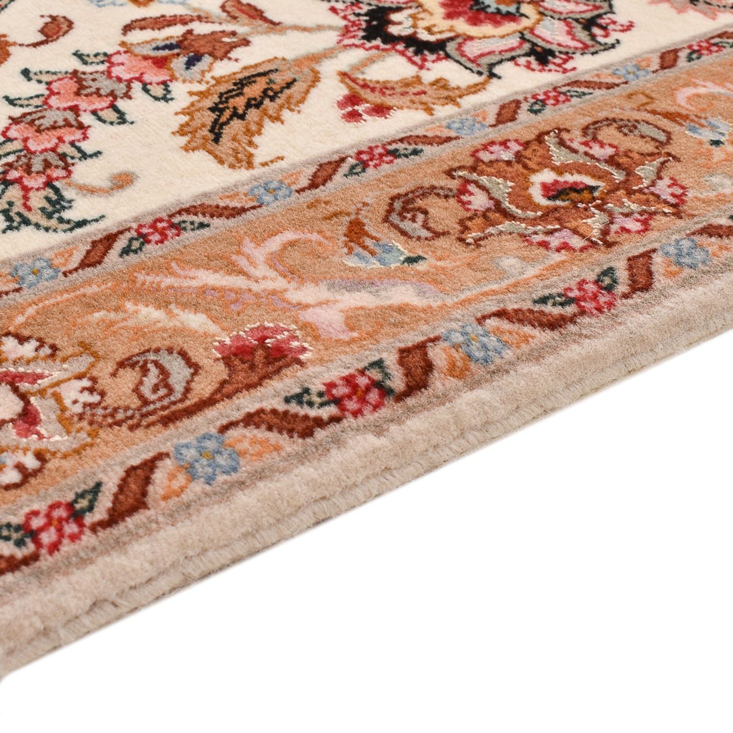 Alfombra de pasillo Alfombra Persa - Tabriz - Prima - 317 x 72 cm - beige