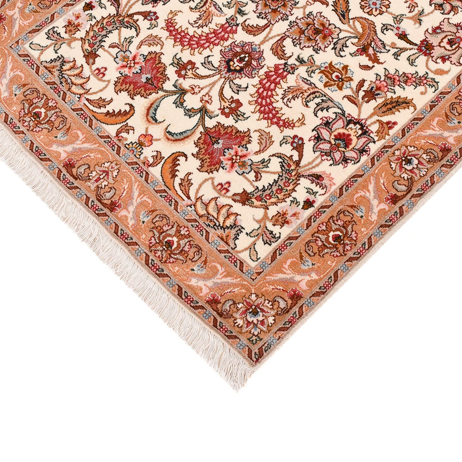 Alfombra de pasillo Alfombra Persa - Tabriz - Prima - 315 x 80 cm - beige