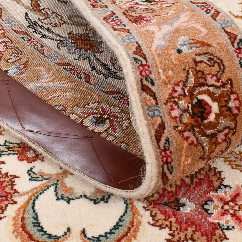 Alfombra de pasillo Alfombra Persa - Tabriz - Prima - 315 x 80 cm - beige