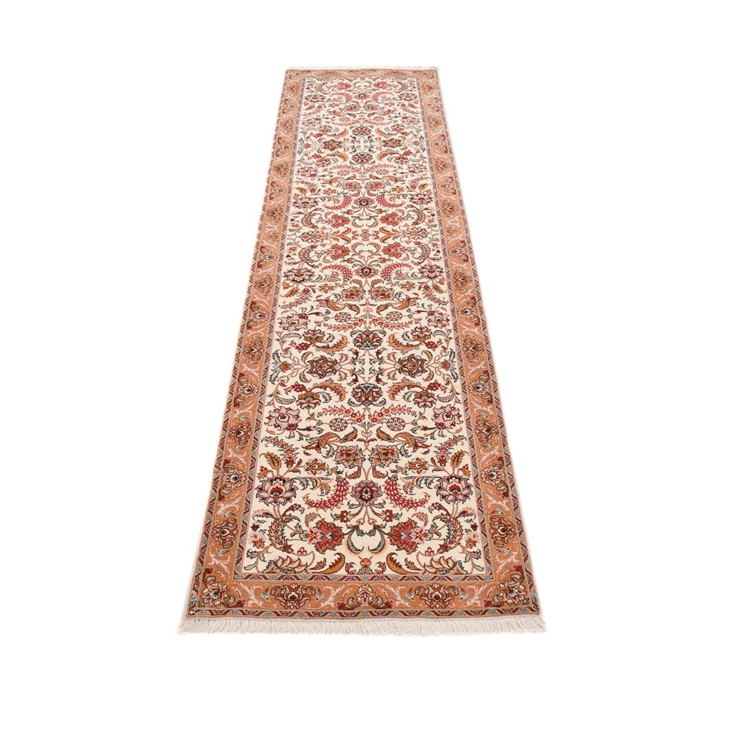 Alfombra de pasillo Alfombra Persa - Tabriz - Prima - 315 x 80 cm - beige