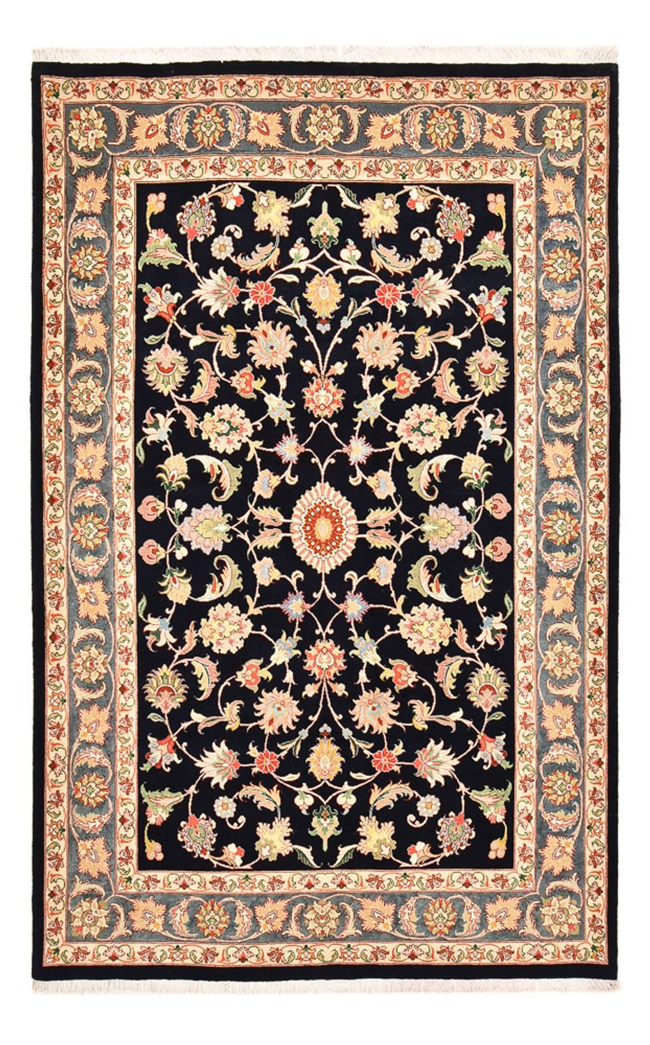 Alfombra persa - Bidjar - 265 x 170 cm - azul oscuro