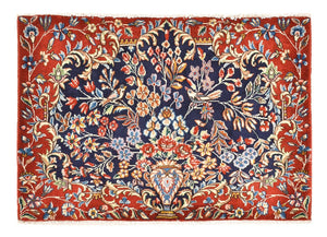 Alfombra persa - Real - 92 x 64 cm - multicolor