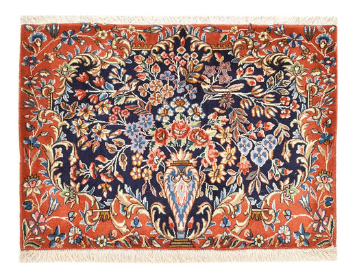 Alfombra persa - Real - 92 x 62 cm - multicolor