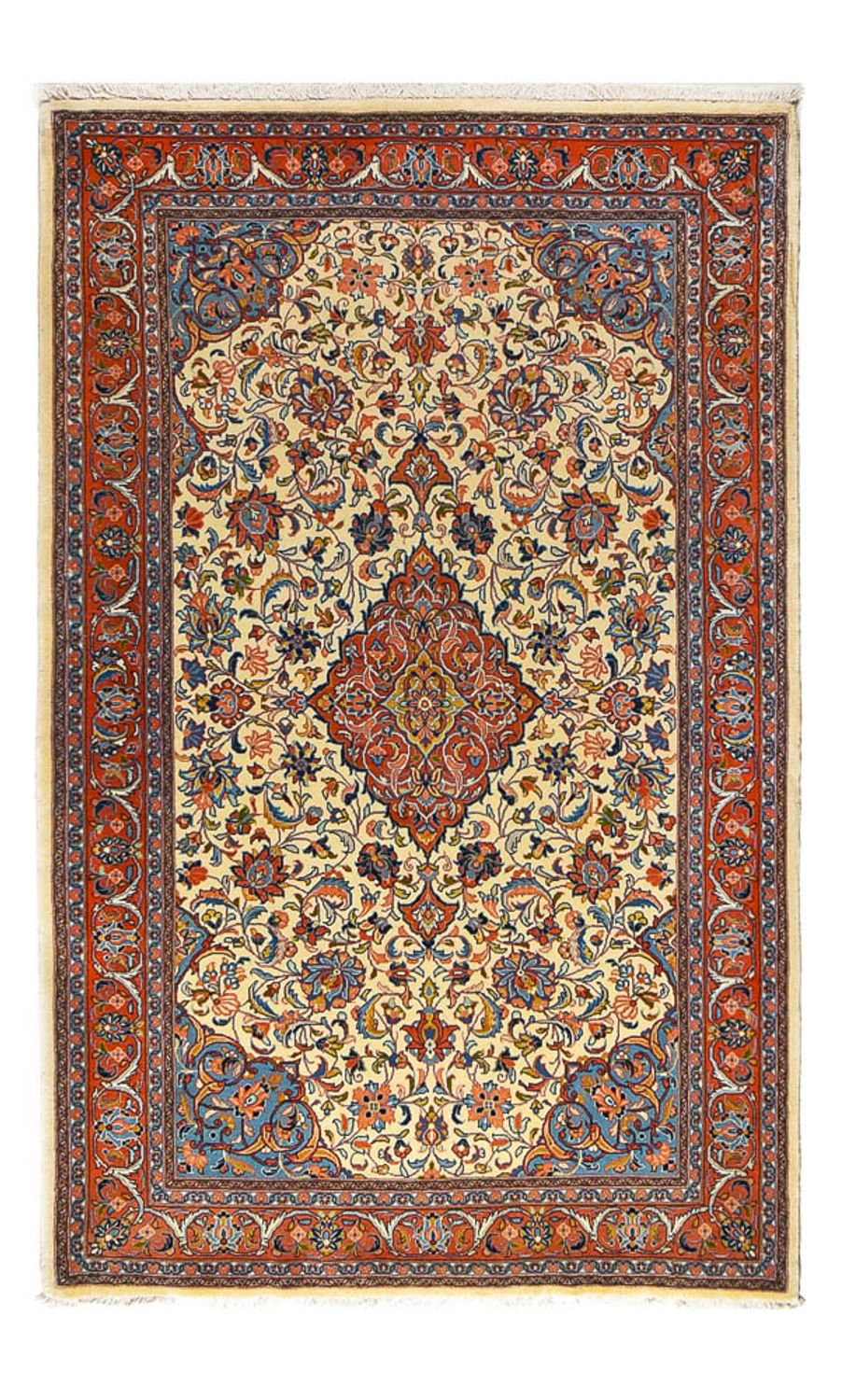 Alfombra persa - Clásica - 215 x 132 cm - arena