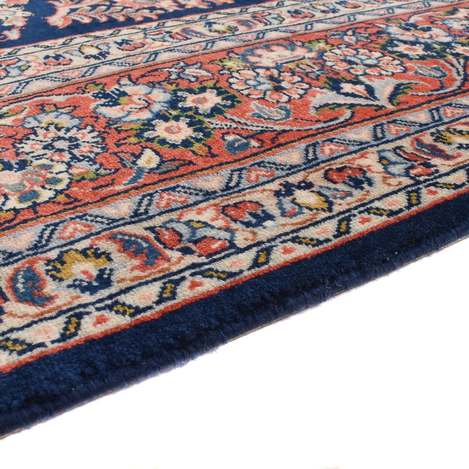 Alfombra persa - Clásica - 247 x 215 cm - azul oscuro