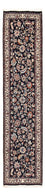 Alfombra de pasillo Alfombra persa - Clásica - 315 x 78 cm - azul oscuro