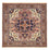 Alfombra persa - Nómada cuadrado  - 200 x 194 cm - rojo claro