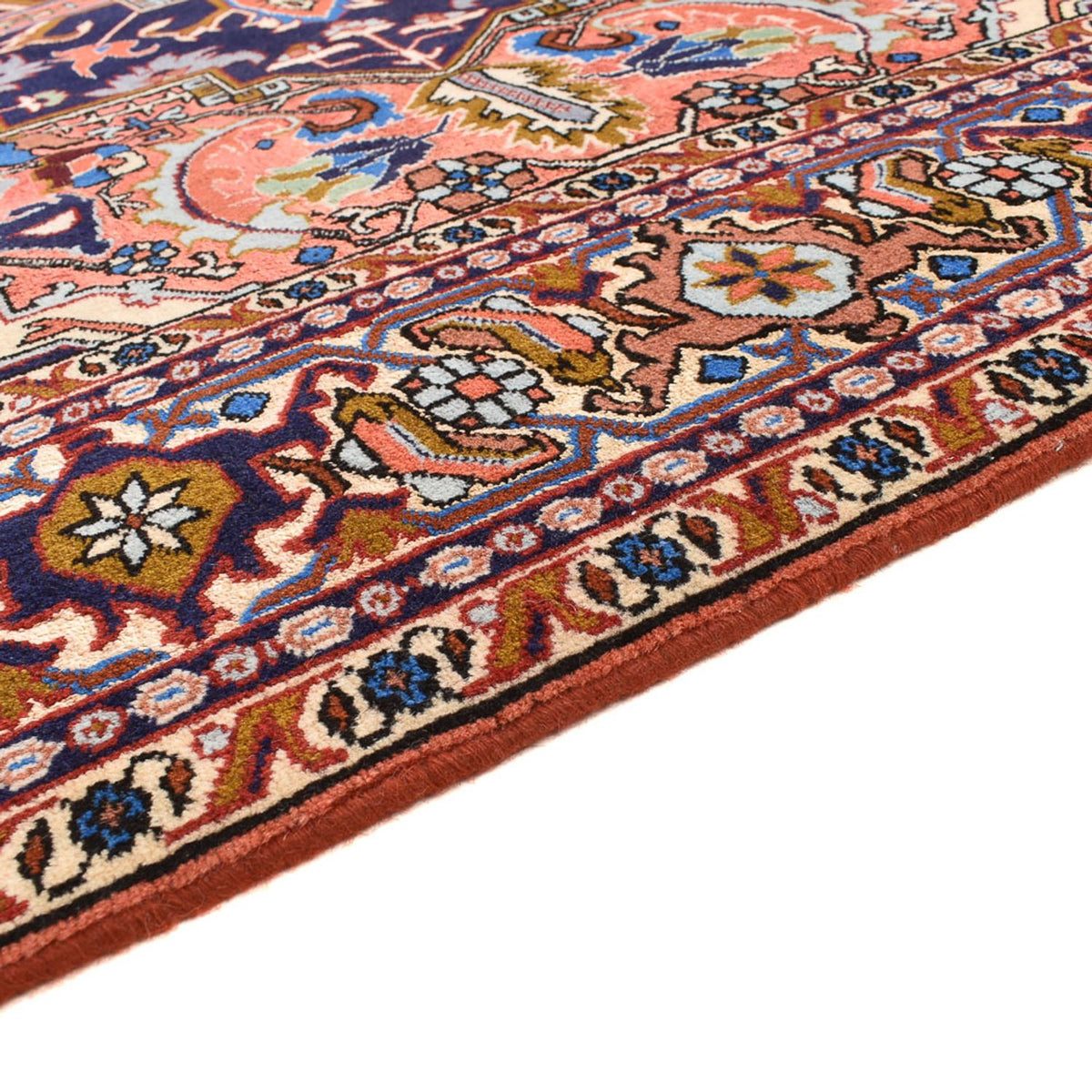 Alfombra persa - Nómada cuadrado  - 200 x 194 cm - rojo claro