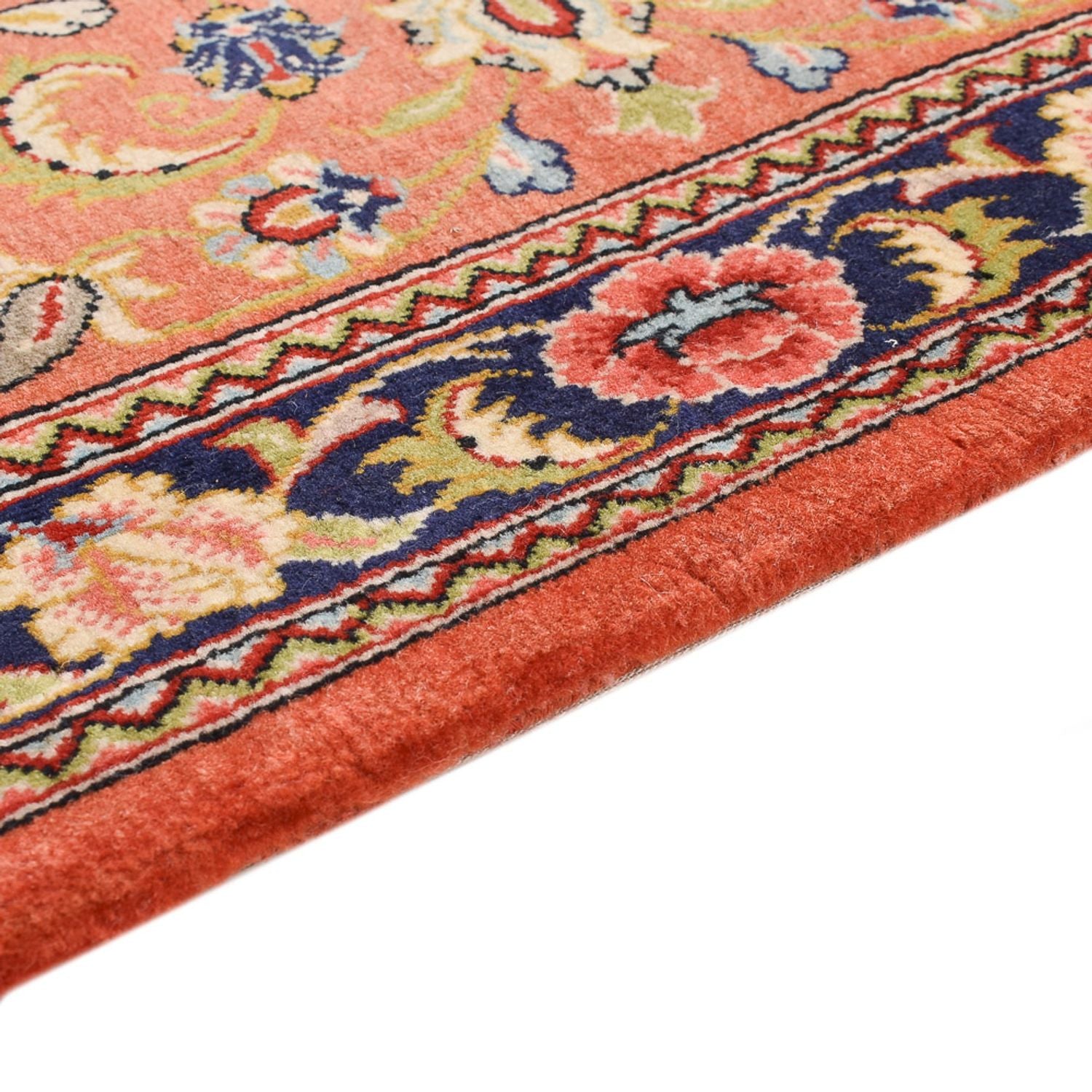 Alfombra de pasillo Alfombra persa - Ghom - 195 x 71 cm - naranja