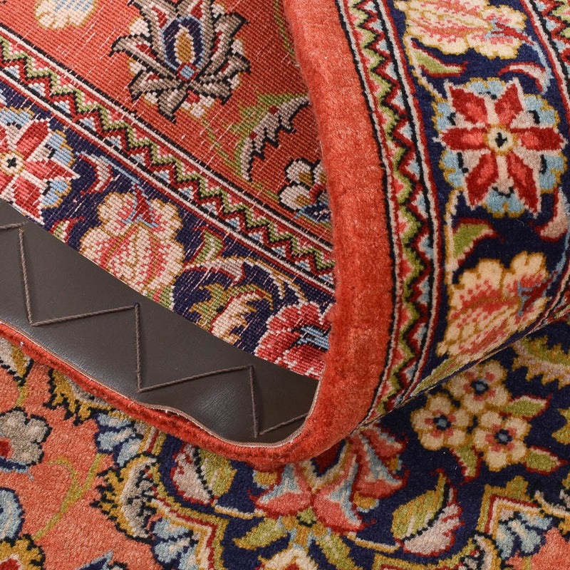 Alfombra de pasillo Alfombra persa - Ghom - 195 x 71 cm - naranja