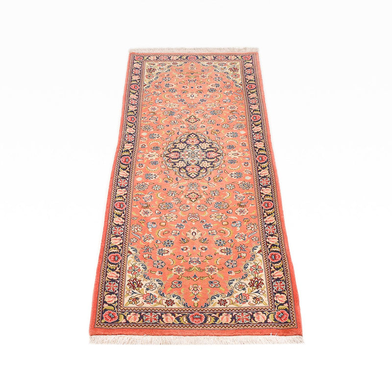 Alfombra de pasillo Alfombra persa - Ghom - 195 x 71 cm - naranja