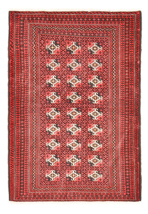 Alfombra Belutsch - 140 x 100 cm - rojo