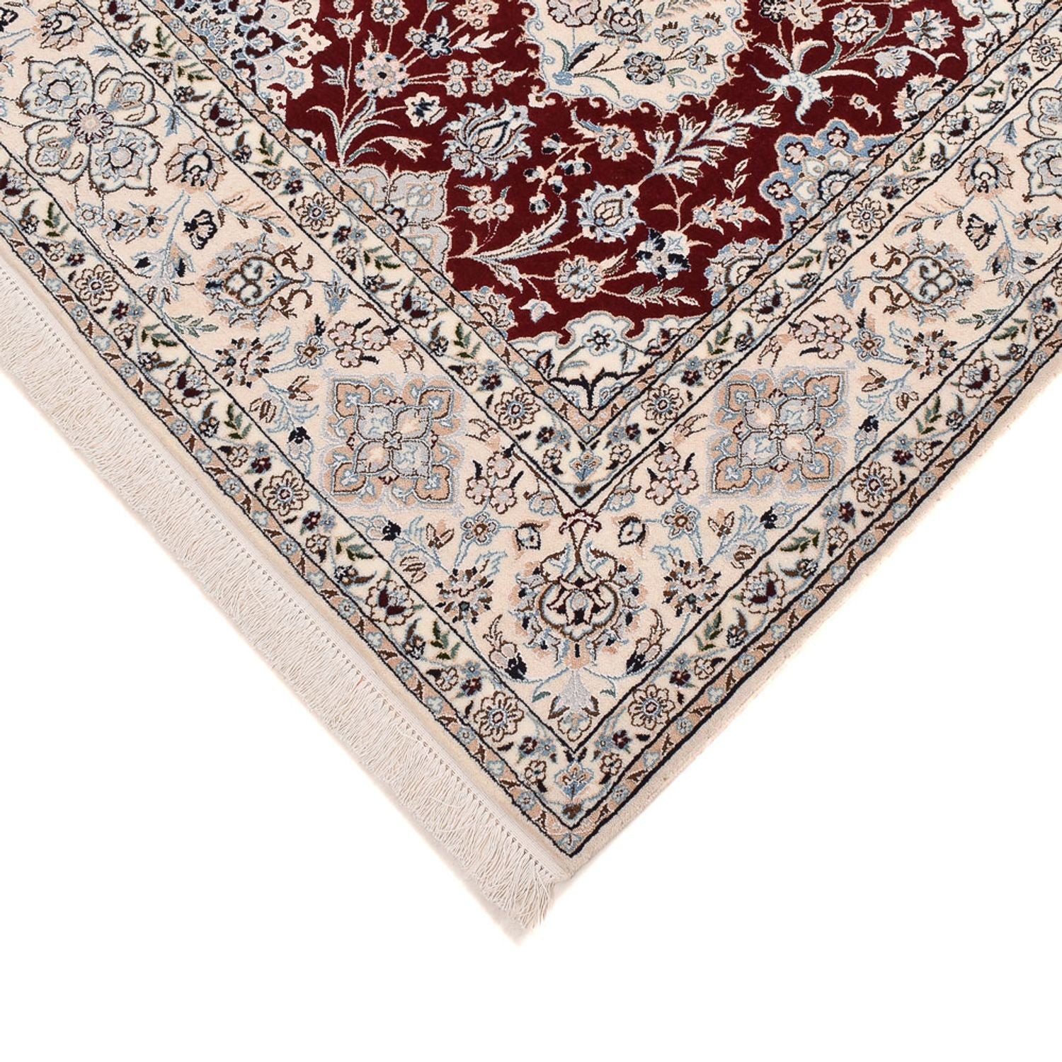 Alfombra Persa - Nain - Prima - 227 x 146 cm - rojo