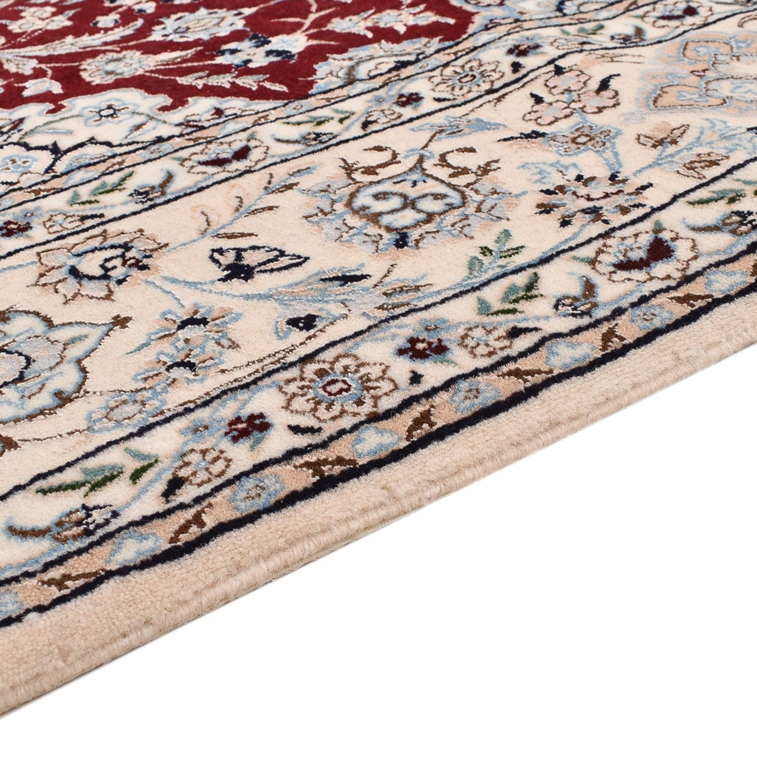 Alfombra Persa - Nain - Prima - 227 x 146 cm - rojo