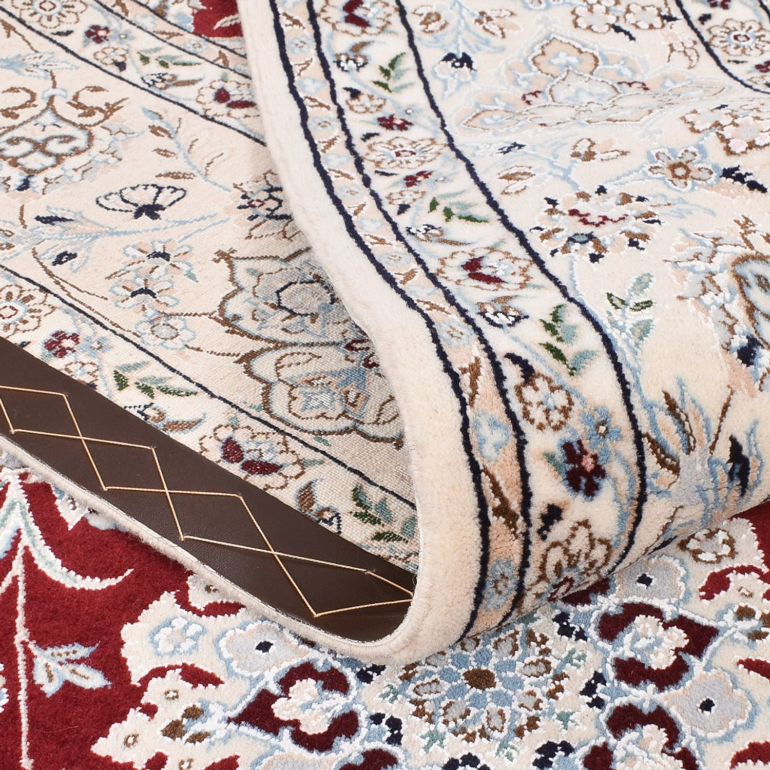 Alfombra Persa - Nain - Prima - 227 x 146 cm - rojo