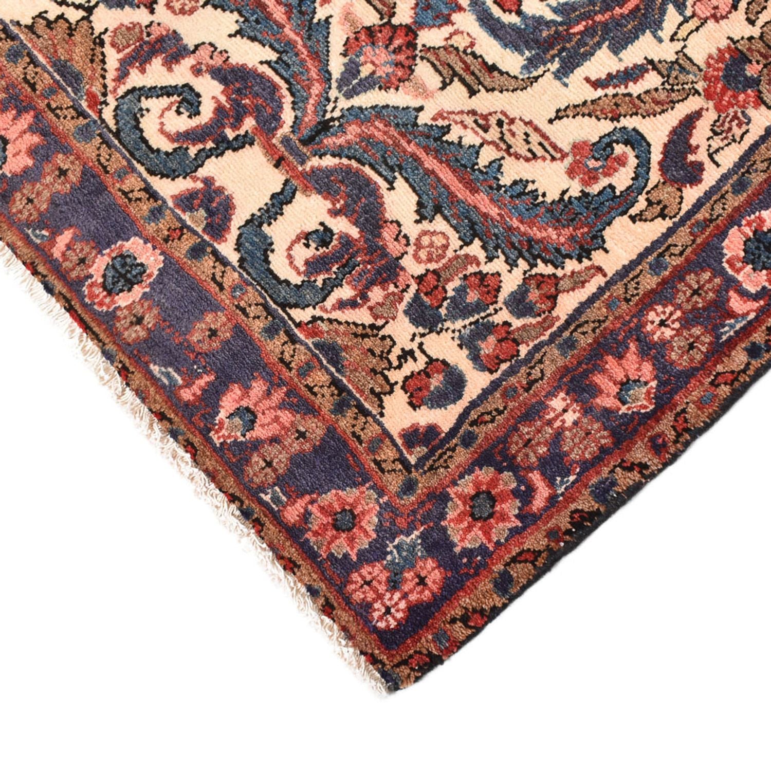 Alfombra de pasillo Alfombra persa - Nómada - 345 x 77 cm - beige oscuro