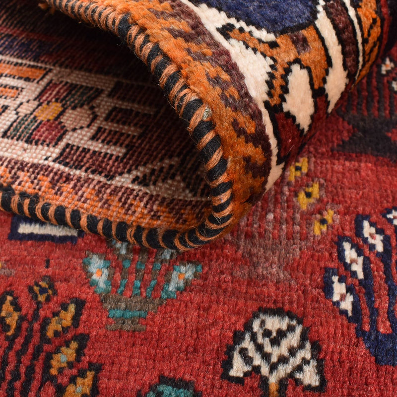 Alfombra persa - Nómada - 252 x 160 cm - rojo oscuro