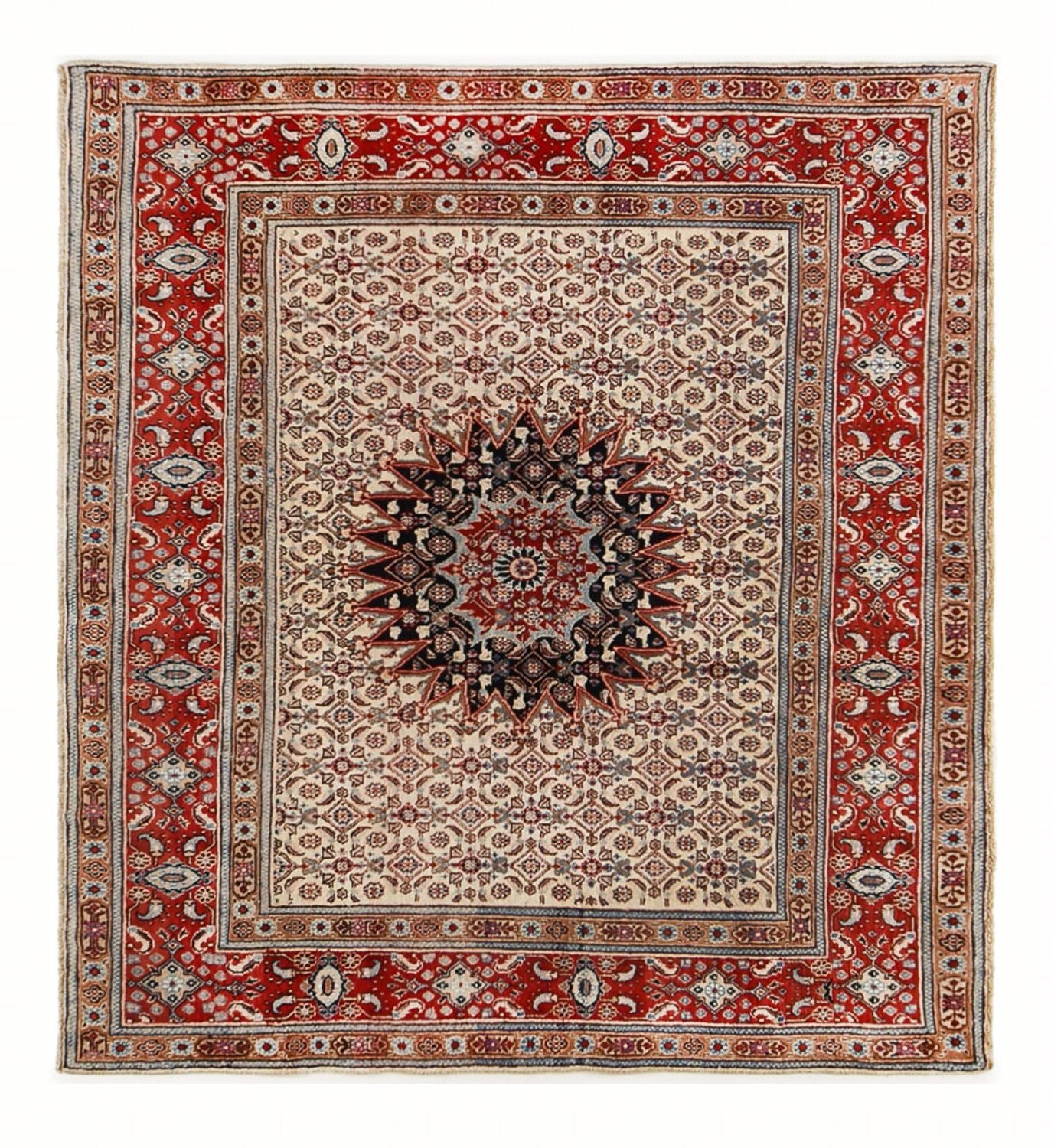 Alfombra persa - Clásica cuadrado  - 202 x 186 cm - beige oscuro