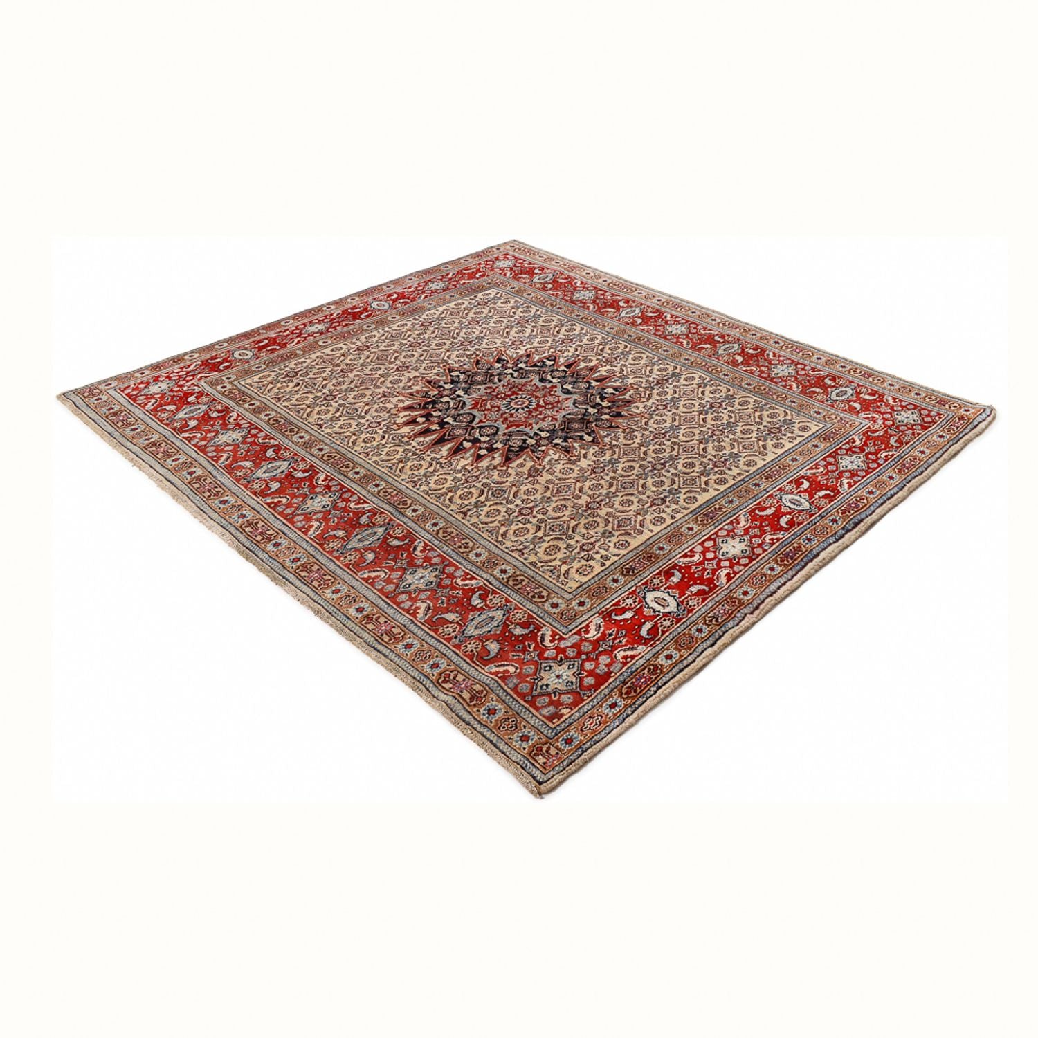 Alfombra persa - Clásica cuadrado  - 202 x 186 cm - beige oscuro