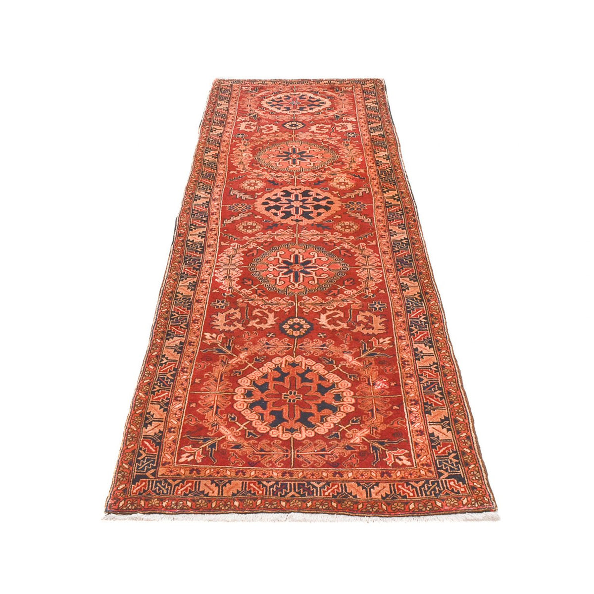 Alfombra de pasillo Alfombra persa - Nómada - 340 x 114 cm - rojo