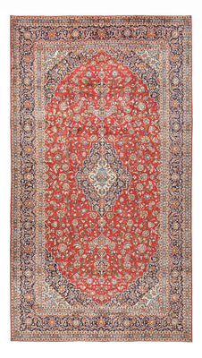 Alfombra persa - Keshan - 536 x 292 cm - rojo