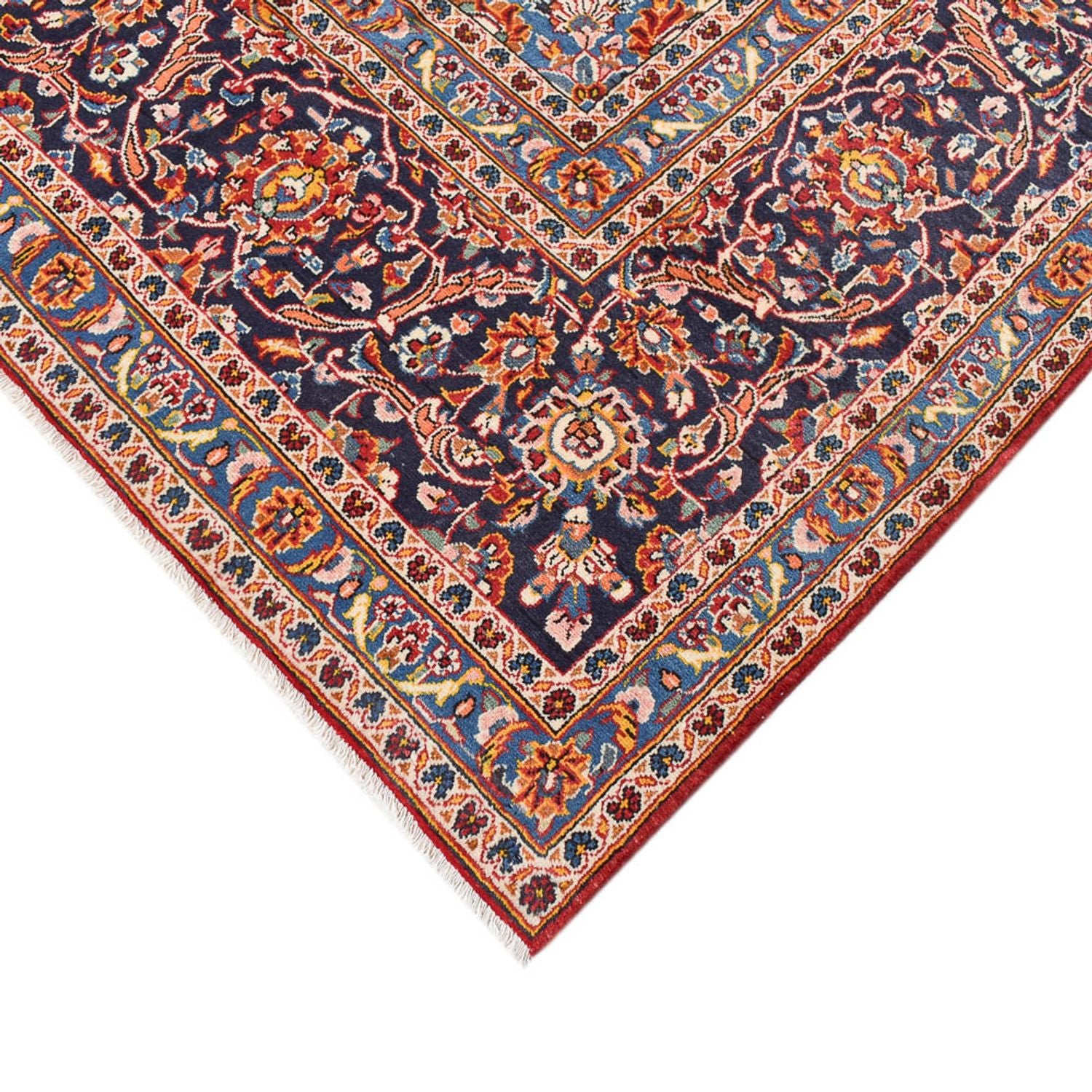 Alfombra persa - Keshan - 536 x 292 cm - rojo