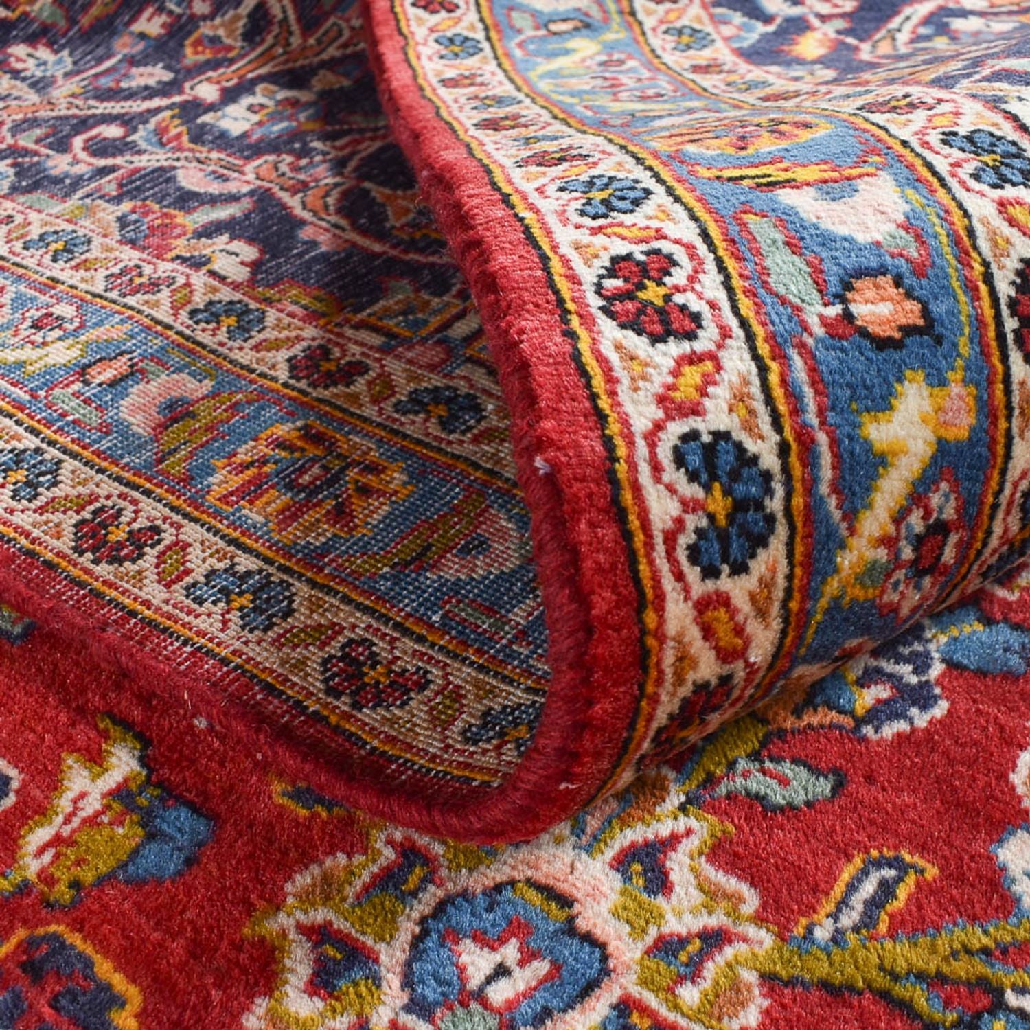 Alfombra persa - Keshan - 536 x 292 cm - rojo