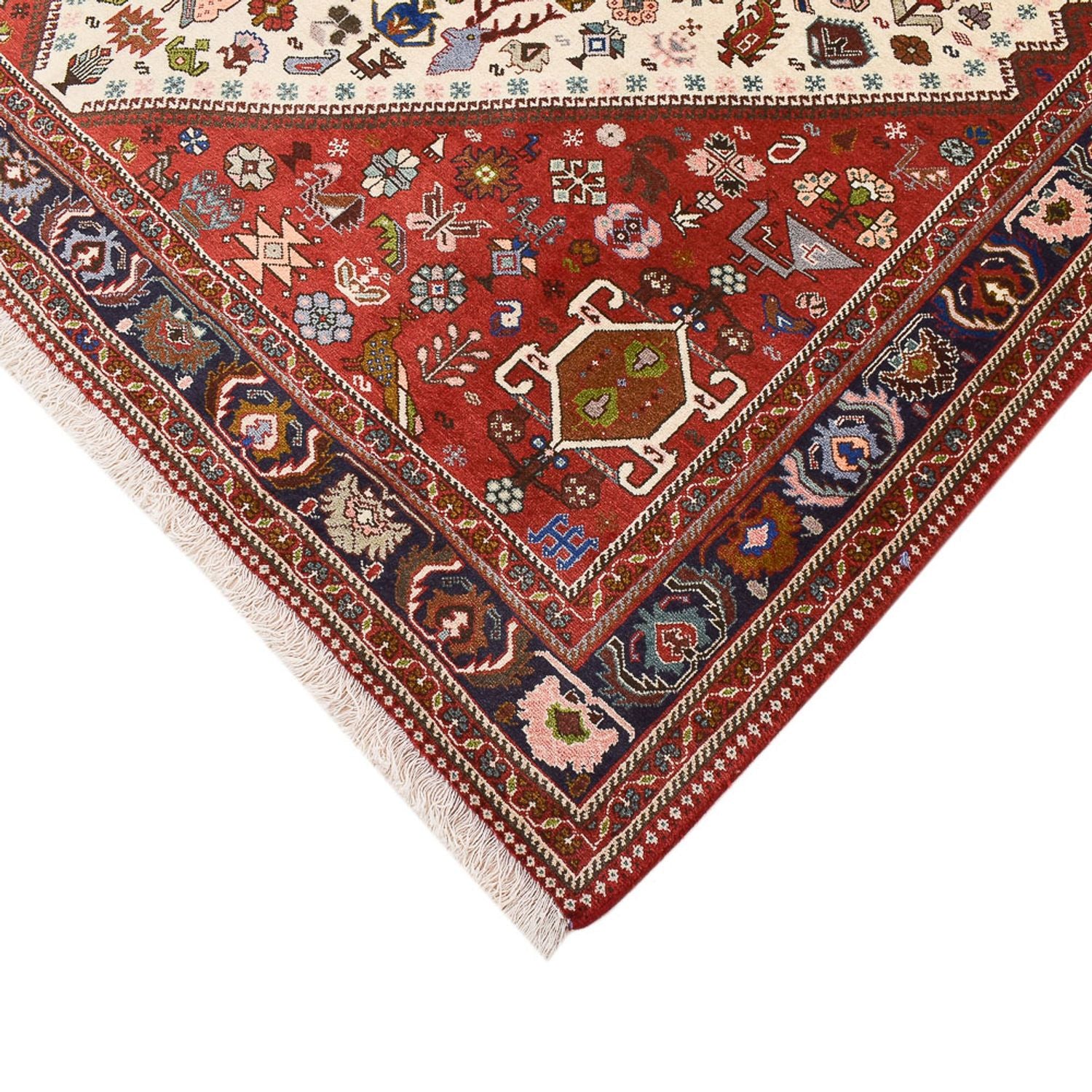 Alfombra Gabbeh - Persa Kashkuli - 302 x 208 cm - beige