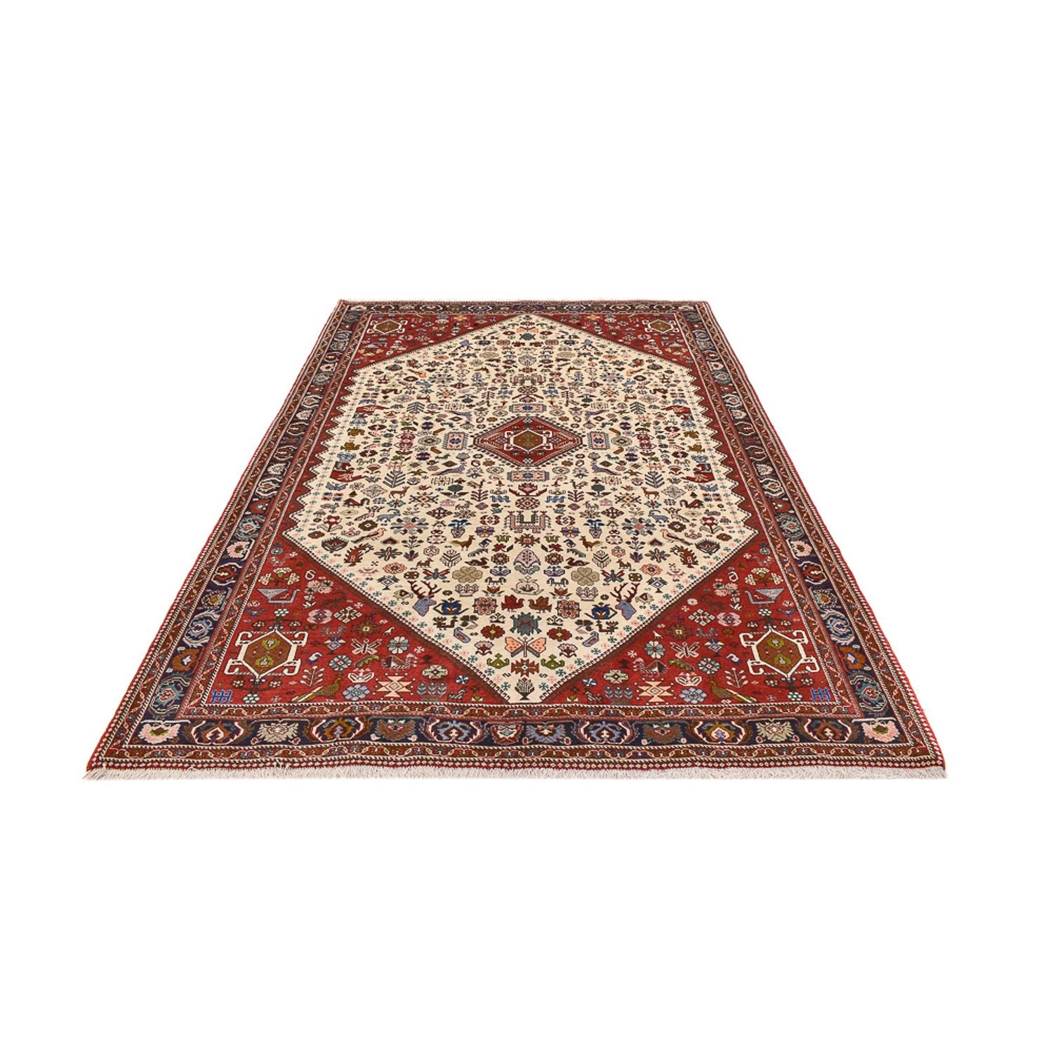 Alfombra Gabbeh - Persa Kashkuli - 302 x 208 cm - beige