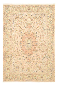 Alfombra Persa - Tabriz - Real - 303 x 201 cm - beige claro