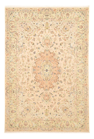 Alfombra Persa - Tabriz - Real - 303 x 201 cm - beige claro