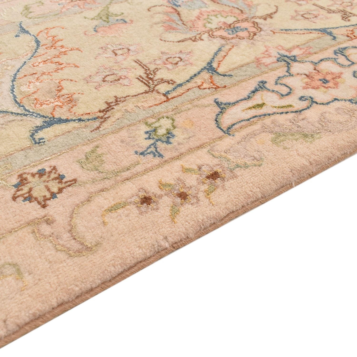 Alfombra Persa - Tabriz - Real - 303 x 201 cm - beige claro