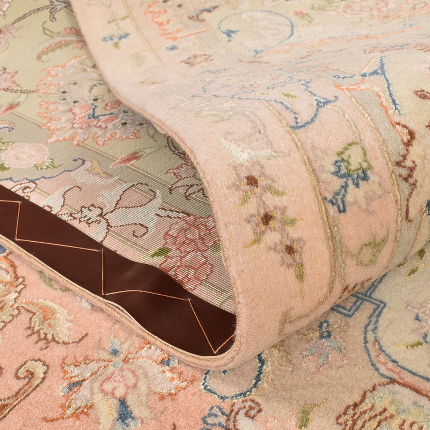 Alfombra Persa - Tabriz - Real - 303 x 201 cm - beige claro