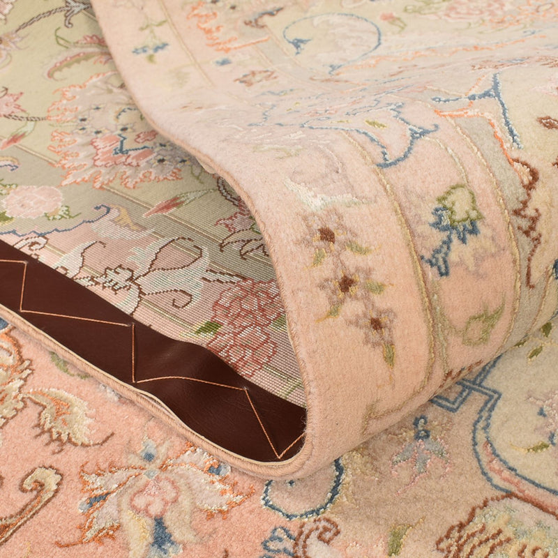 Alfombra Persa - Tabriz - Real - 303 x 201 cm - beige claro