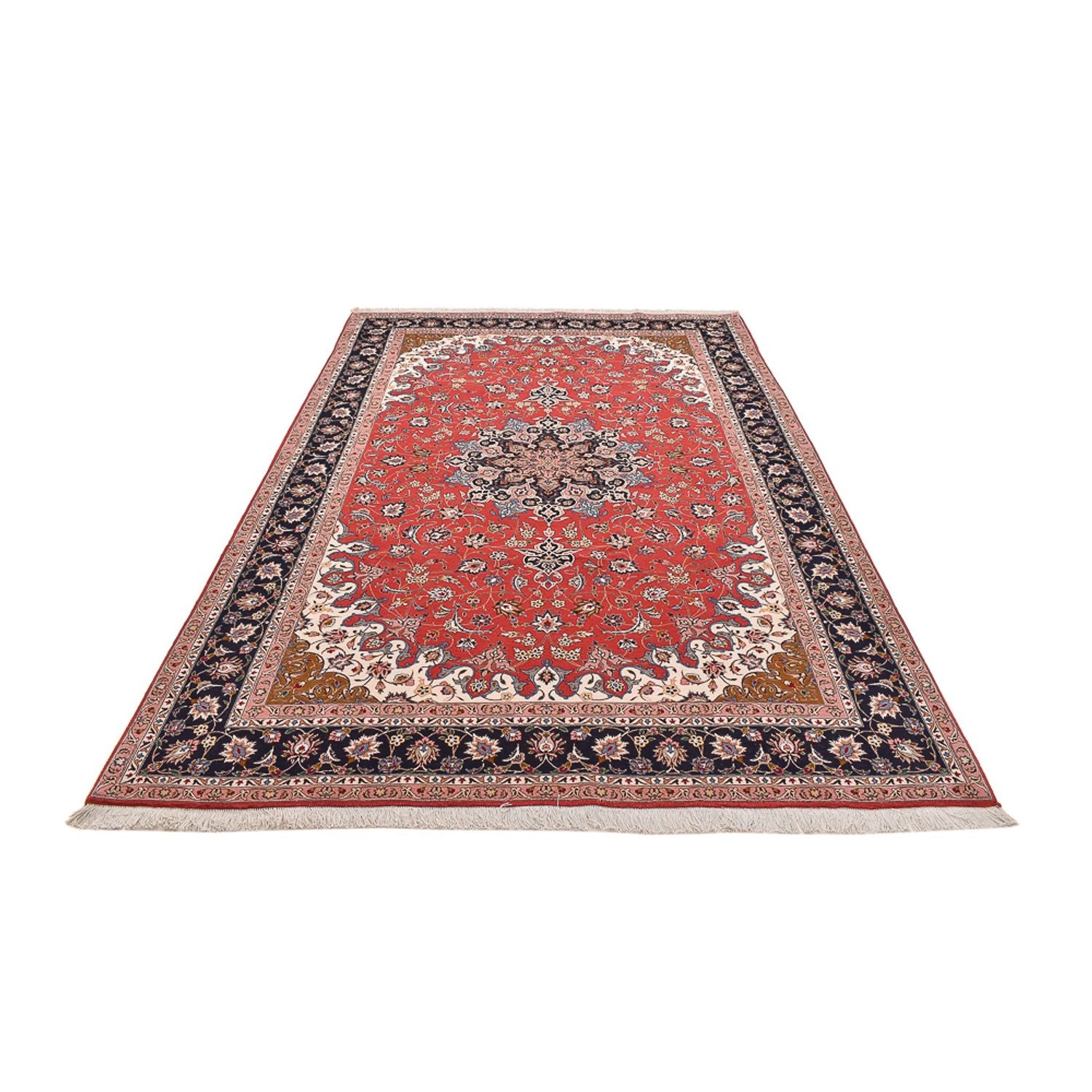 Alfombra Persa - Tabriz - Real - 313 x 203 cm - rojo